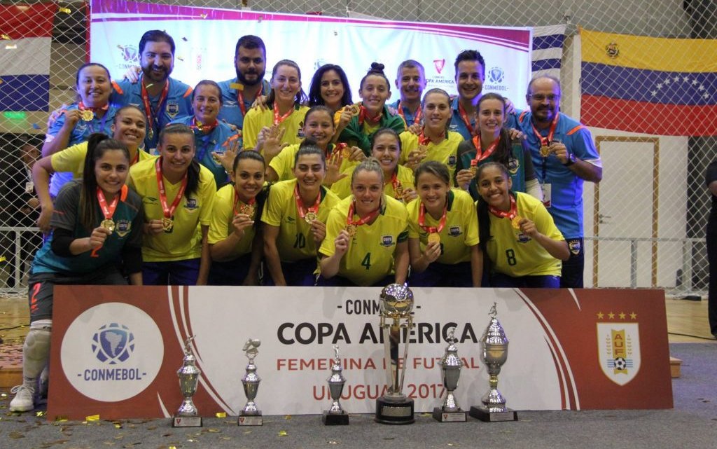 Chapecoense são campeões da Copa América pela Seleção Brasileira Feminina