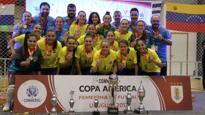 Chapecoense são campeões da Copa América pela Seleção Brasileira Feminina