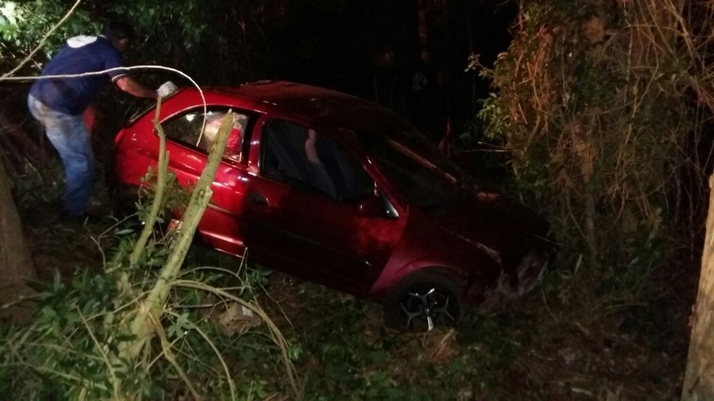 Saída de pista é registrada na BR 282