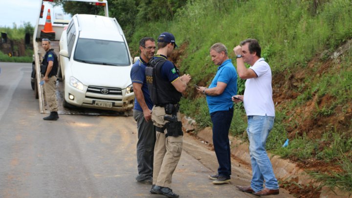 Deputado Valdir Collato sofre acidente na BR 282 em Xaxim