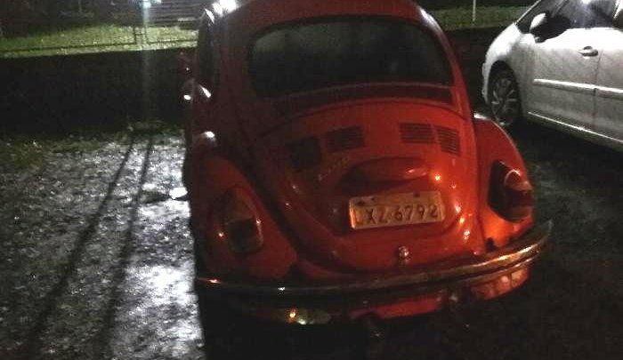Fusca é furtado e recuperado logo em seguida pela polícia