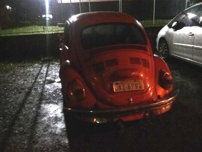 Fusca é furtado e recuperado logo em seguida pela polícia