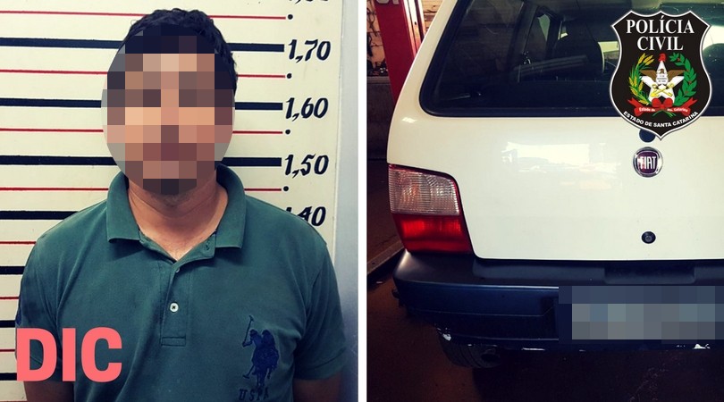 POLÍCIA CIVIL PRENDE HOMEM E APÓS APREENDE VEÍCULO ADULTERADO