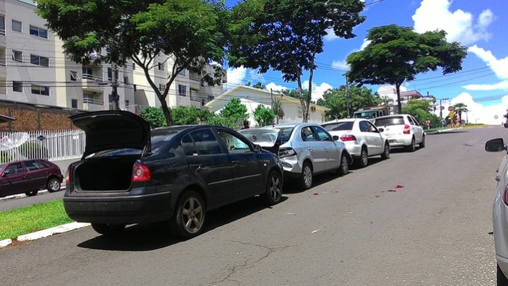 Acidente envolve quatro carros em Chapecó