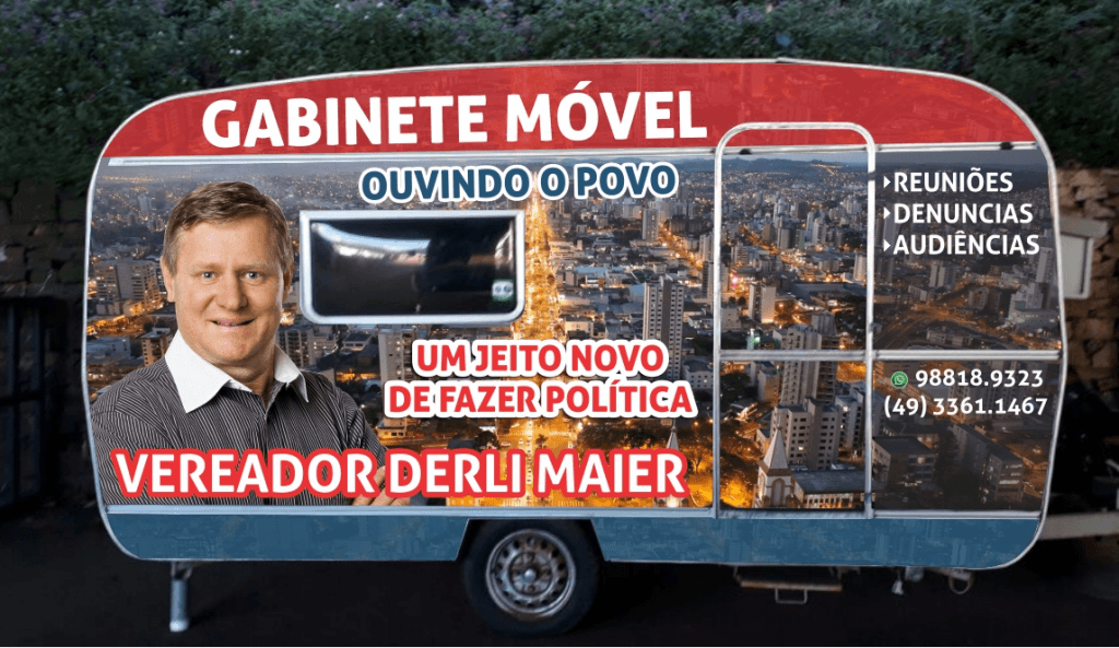 Vereador Derli Maier anuncia a implantação do Programa Gabinete Móvel