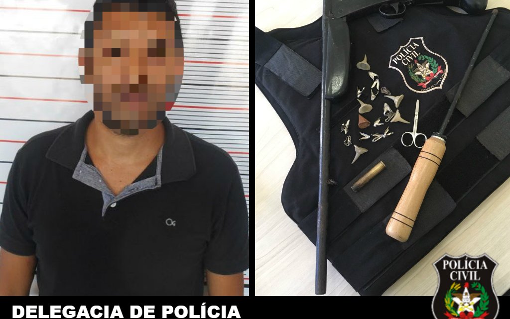 Polícia Civil prende homem por posse de arma e maus-tratos de animais