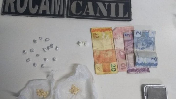 ROCAM PRENDE SUSPEITO POR POSSE ENTORPECENTES NO COLINA DO SOL