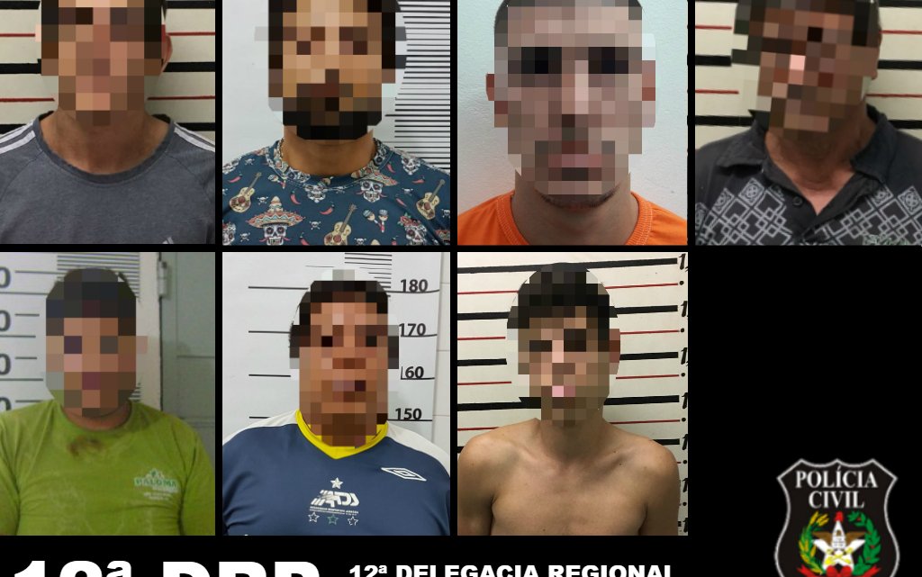 Segunda fase da Operação Alcatraz detém sete pessoas em Chapecó