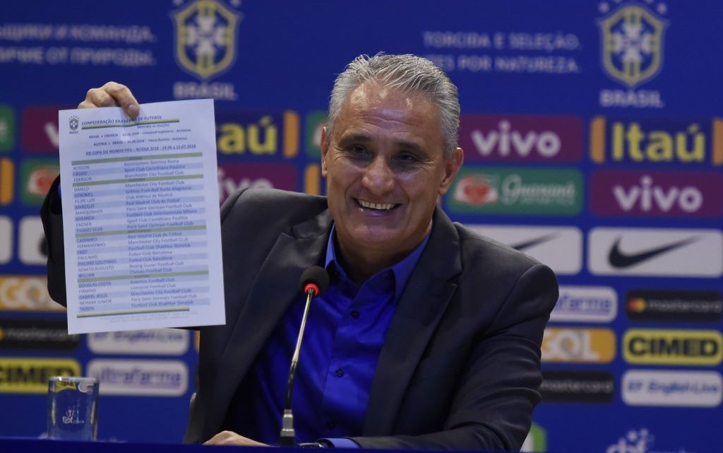 Tite anuncia os 23 convocados para a Copa do Mundo 2018 na Rússia