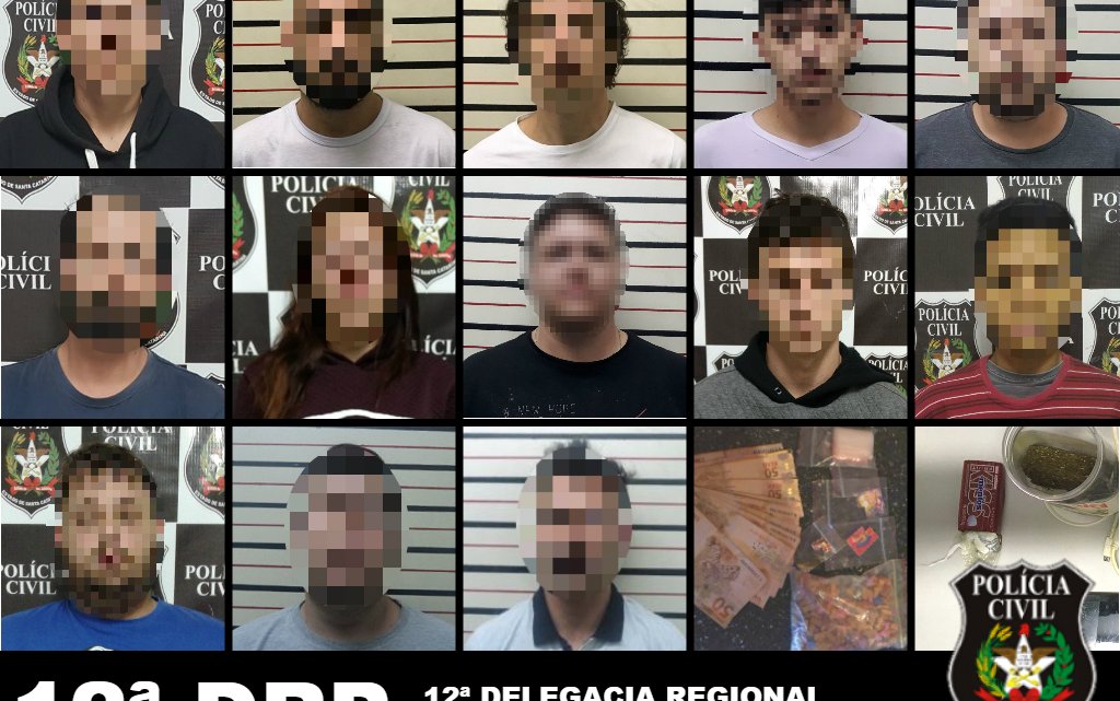 POLÍCIA CIVIL DEFLAGRA OPERAÇÃO “WOODSTOCK CONDÁ” EM CHAPECÓ, UMA DAS MAIORES OPERAÇÃO CONTRA O TRÁFICO DE DROGAS ESTADO DE SANTA CATARINA NESTE ANO, COM 10 PRESOS E APREENSÃO DE DROGAS SINTÉTICAS E MACONHA