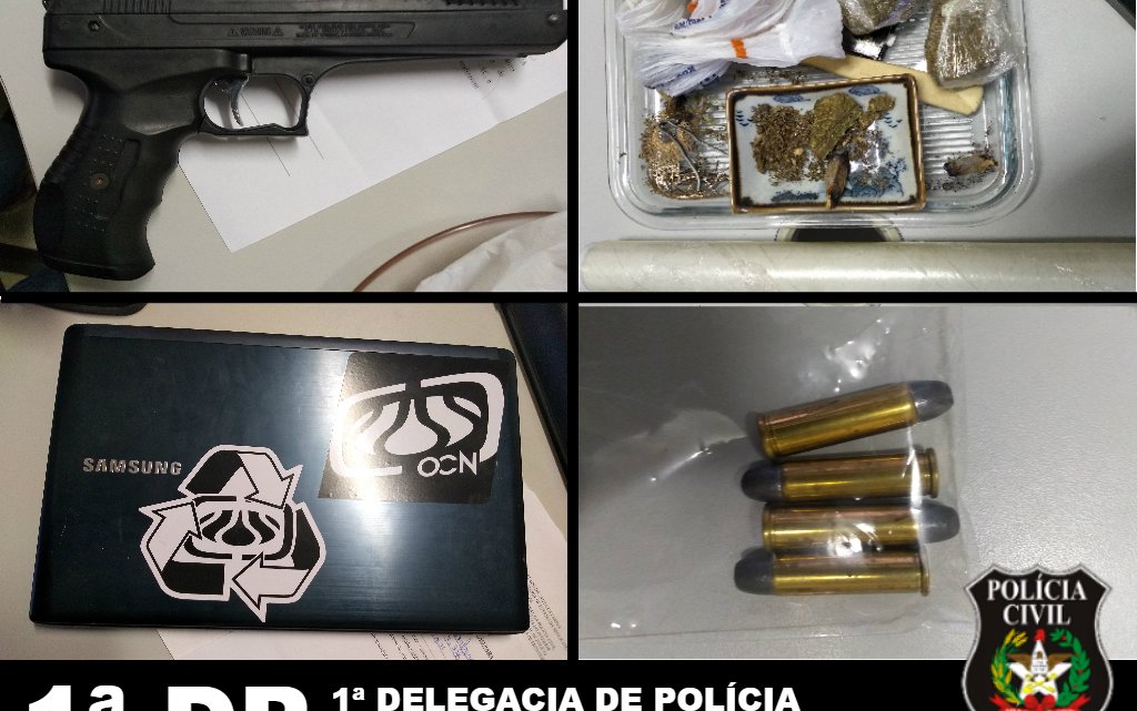 POLÍCIA CIVIL DE CHAPECÓ REALIZA PRISÕES POR TRÁFICO DE DROGAS, POSSE DE MUNIÇÕES, RECEPTAÇÃO E CORRUPÇÃO DE MENORES