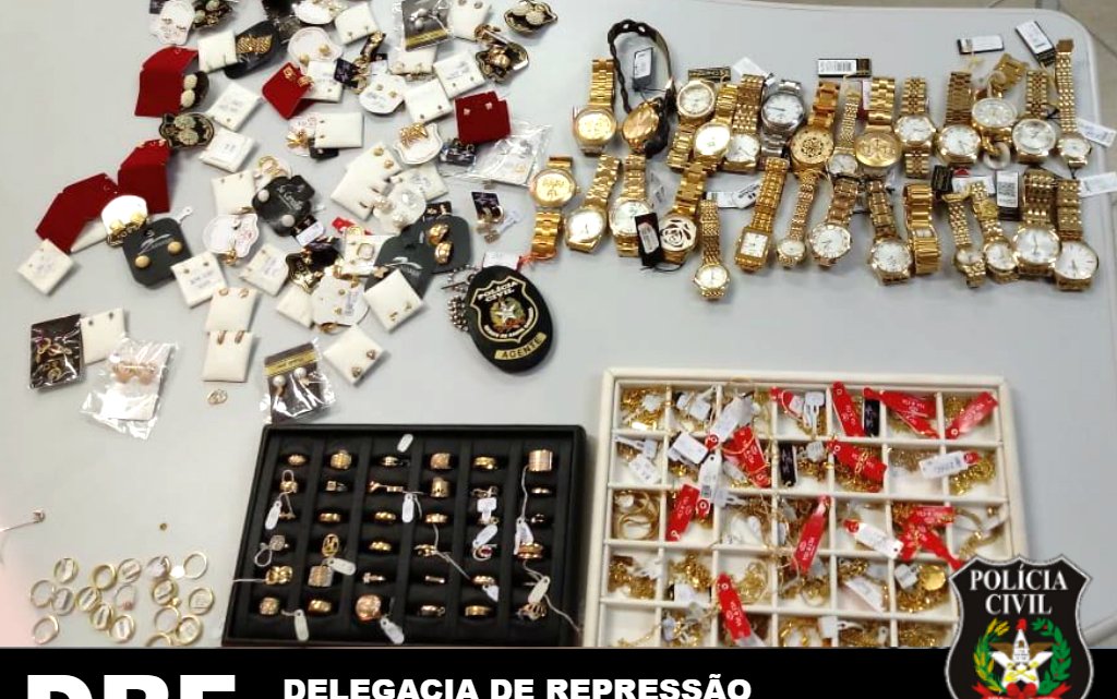 Polícia Civil age rápido e recupera 150 mil em joias em Chapecó