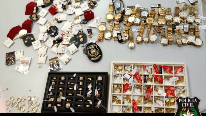 Polícia Civil age rápido e recupera 150 mil em joias em Chapecó