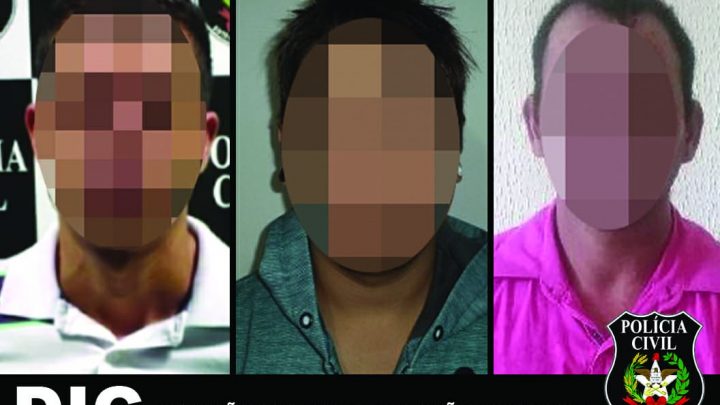 DIC PRENDE TRÊS PESSOAS PELOS CRIMES DE HOMICÍDIO QUALIFICADO E FURTO TENTADO