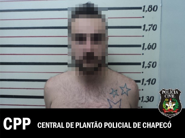 POLÍCIA CIVIL PRENDE AUTOR DE VIOLÊNCIA DOMÉSTICA EM CHAPECÓ