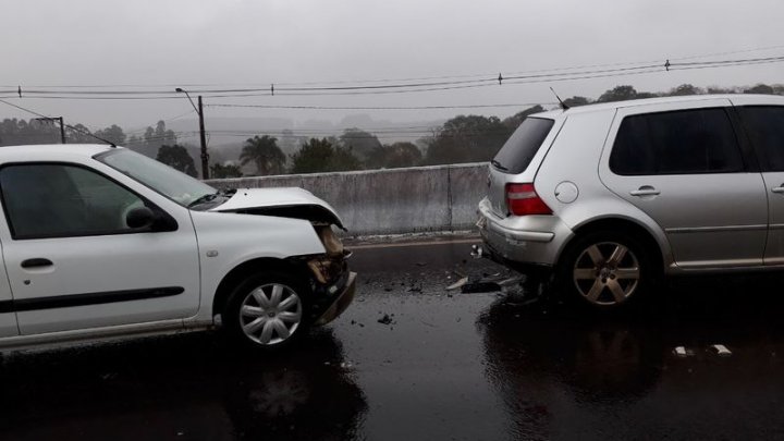 Colisão no acesso de Chapecó deixa feridos