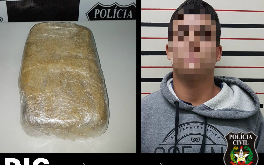 Polícia Civil prende em flagrante traficante de crack em Chapecó