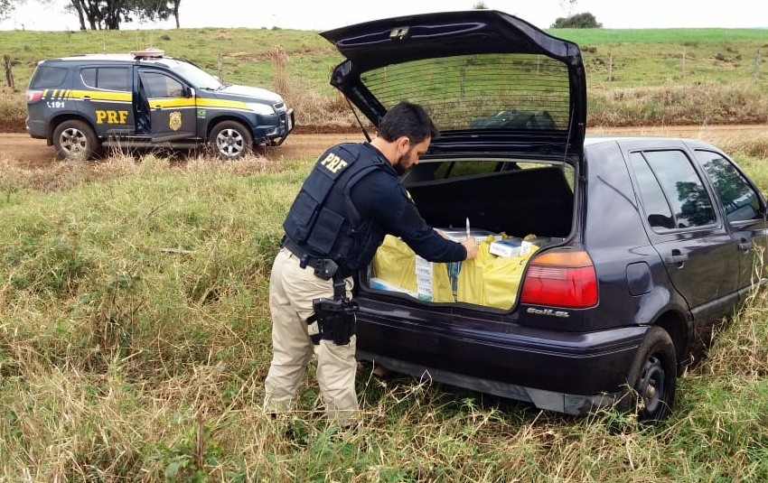 Homem é preso com cigarros contrabandeados em Guaraciaba