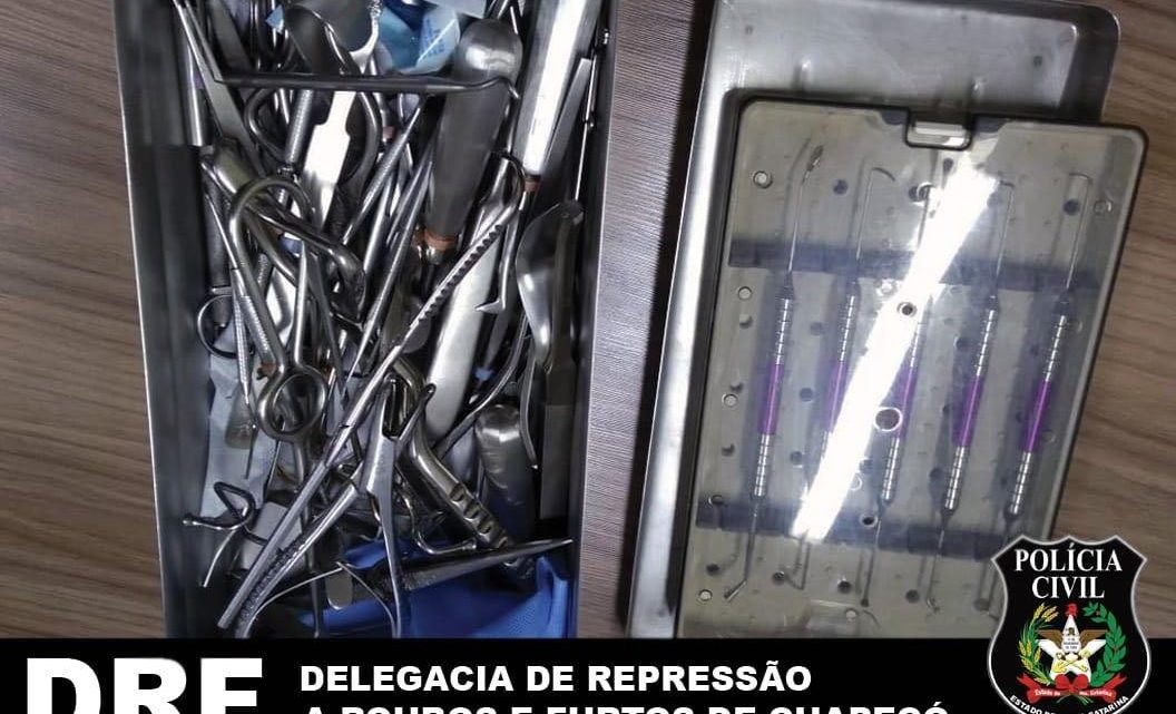 DRF de Chapecó recupera aparelhos cirúrgicos avaliados em 30 mil reais