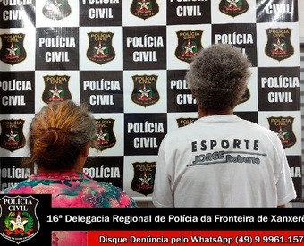 Polícia Civil prende casal por tortura em Xaxim