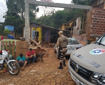 PM faz operação de combate ao crime em Coronel Freitas