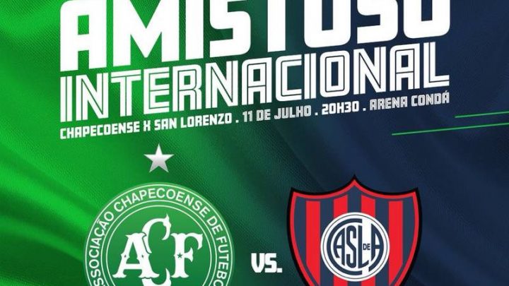 Chapecoense e San Lorenzo entram em campo na noite de hoje