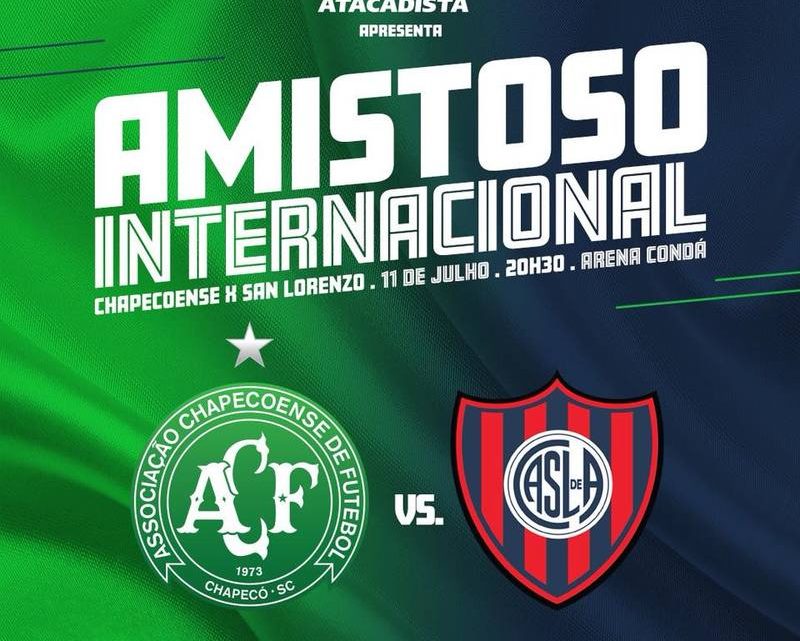 Chapecoense e San Lorenzo entram em campo na noite de hoje