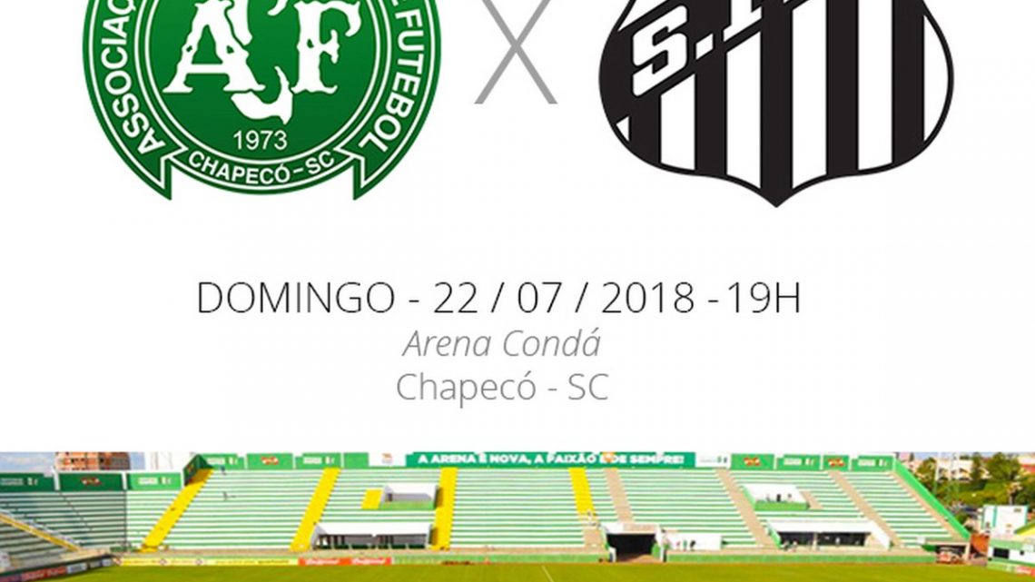 Chapecoense e Santos se enfrentam hoje pelo Brasileirão 2018