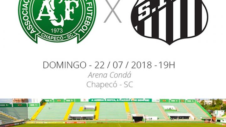 Chapecoense e Santos se enfrentam hoje pelo Brasileirão 2018