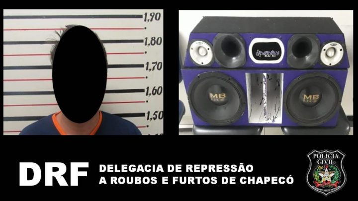 Polícia Civil recupera som automotivo avaliado em R$ 2.000,00 em Xanxerê