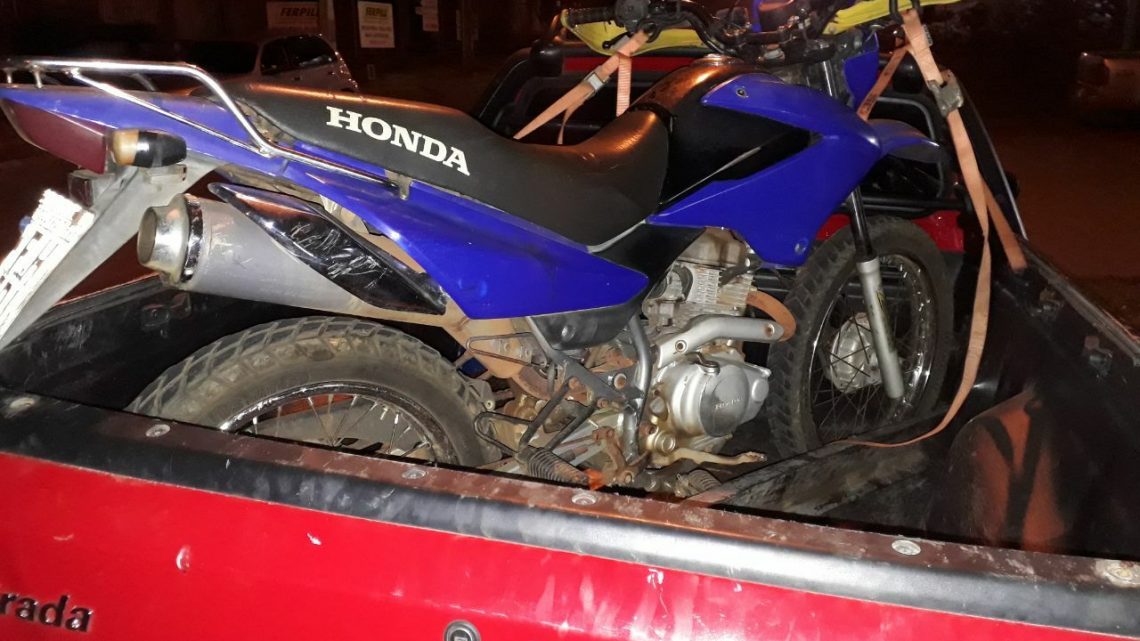 PM de folga detém autor de furto e recupera motocicleta furtada em Cordilheira Alta
