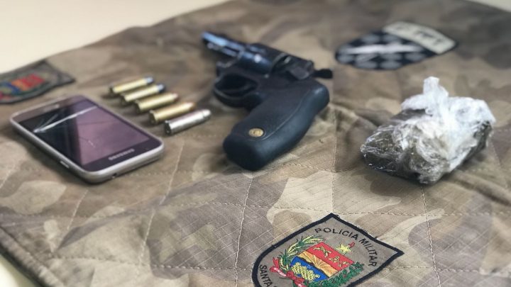 PM prende homem por porte ilegal arma de fogo na vila Mantelli