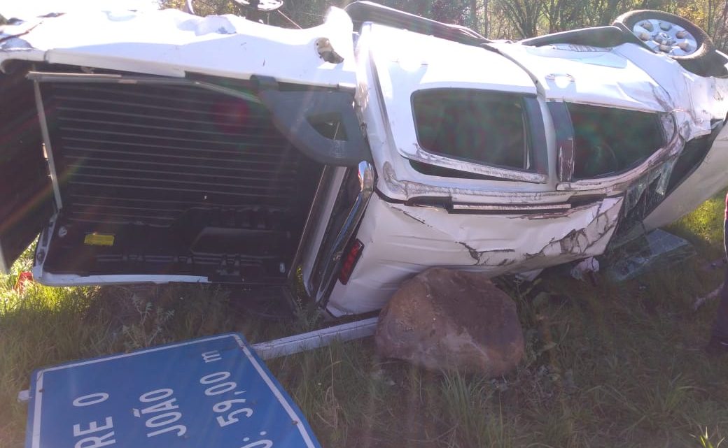 Seis feridos em acidentes graves nas BR 282 e 470 em Campos Novos