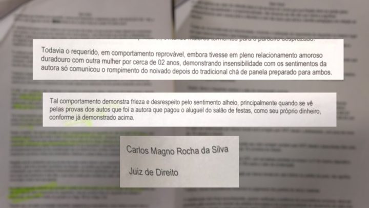 Homem que rompeu noivado e manteve contrato de festa para se casar com outra é condenado a indenizar ex-noiva