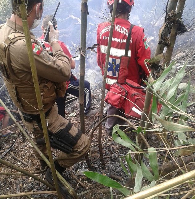 URGENTE – Acidente aéreo é registrado no interior de Ipumirim; avião foi destruído pelas chama segundo as primeiras informações