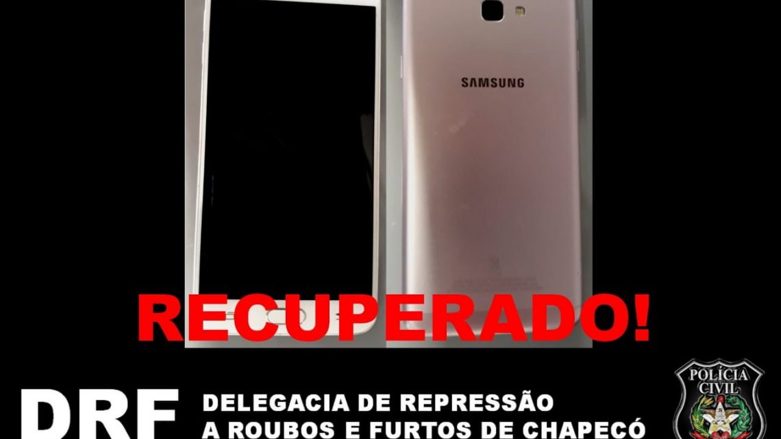Polícia Civil recupera celular furtado e identifica autoria do delito em Chapecó
