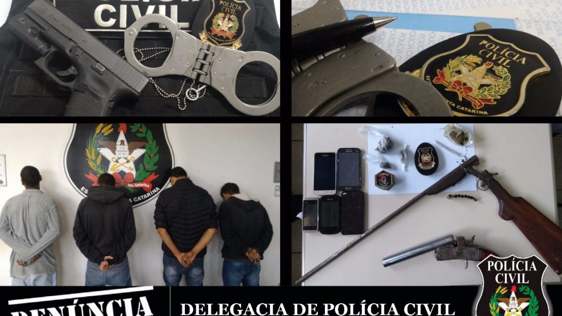 Polícia Civil prende 4 pessoas por tráfico de drogas na Operação “Ordem no Progresso” realizada em Palmitos