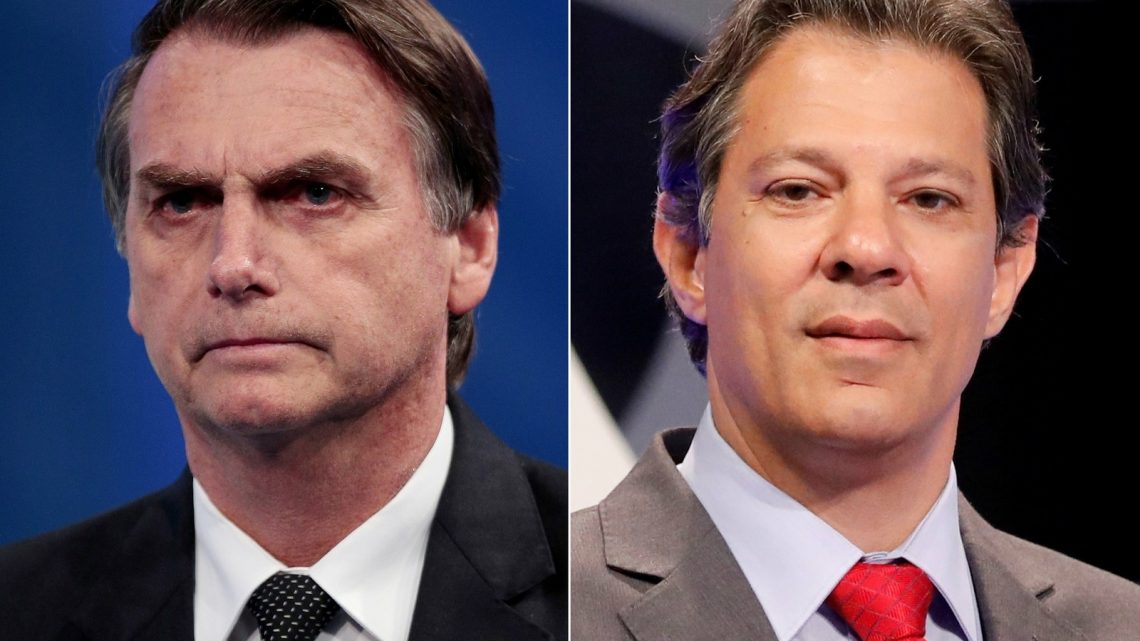 Bolsonaro e Haddad disputarão 2º turno para presidente