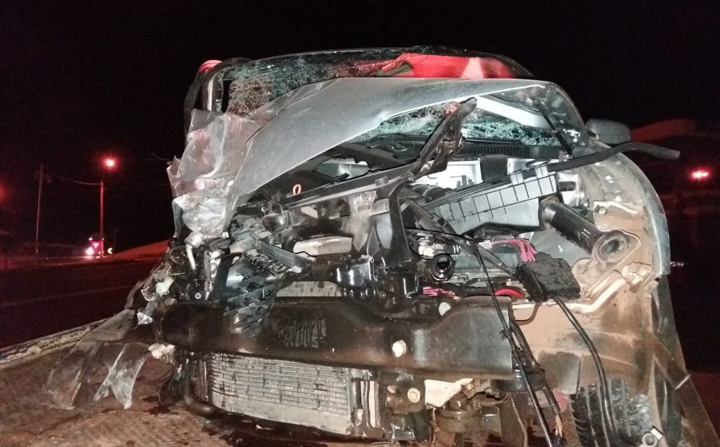 Grave acidente deixa quatro pessoas feridas na BR-282 em Cordilheira Alta