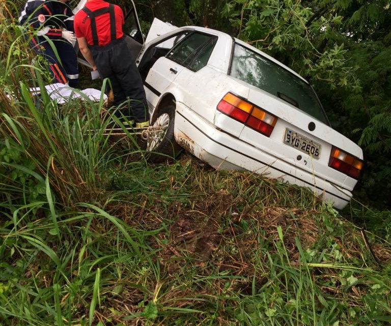 Motorista morre em acidente na SC-157 em Quilombo