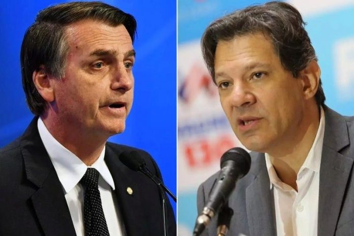 Bolsonaro tem 60,9% e Haddad, 39,1%, aponta pesquisa