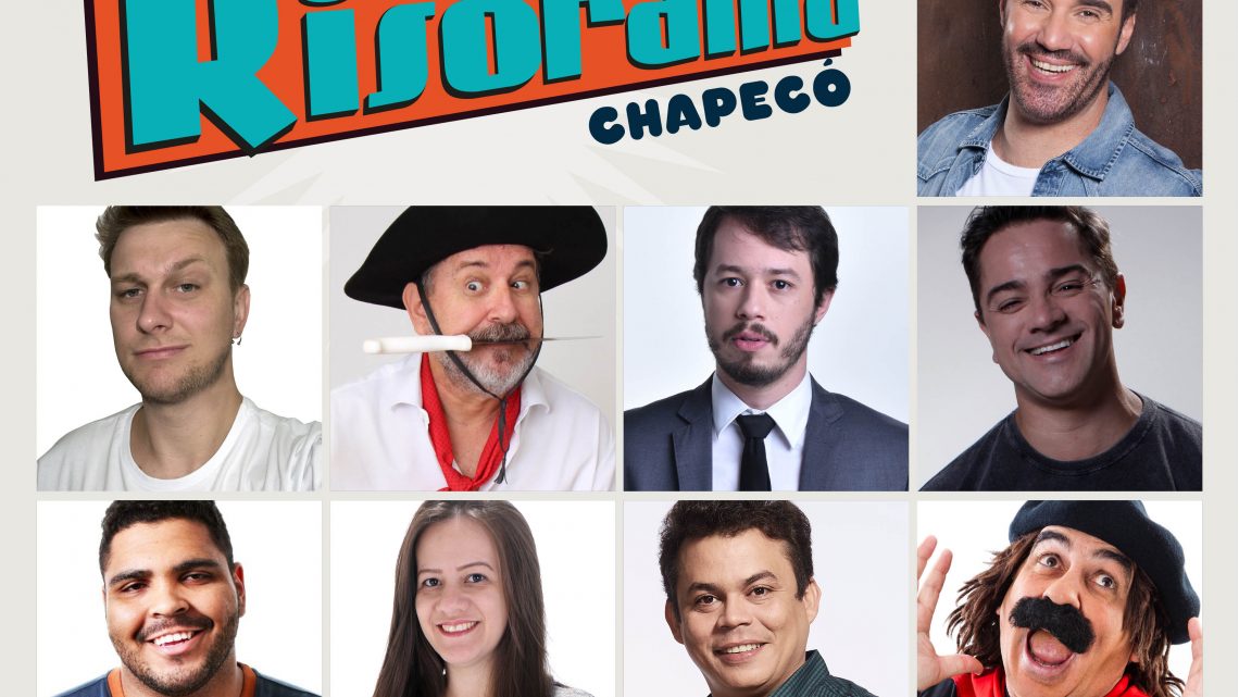 Chapecó recebe o Risorama, principal festival de comédia do Brasil, com mais de 12 humoristas, em dezembro