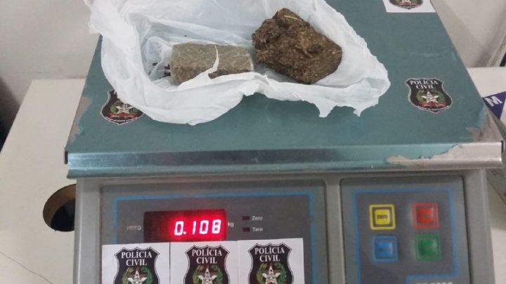 Homem de 23 anos é detido com maconha, cocaína e crack no São Pedro