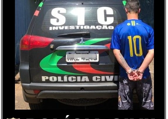 Polícia Civil prende homem com 66 ocorrências policiais