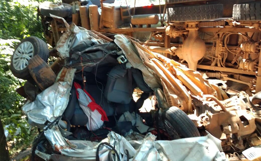 Quatro pessoas morrem em grave acidente na BR-282 em Nova Erechim
