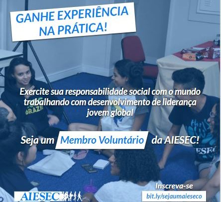 Venha ser um voluntário na AIESEC Chapecó