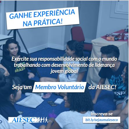 Venha ser um voluntário na AIESEC Chapecó