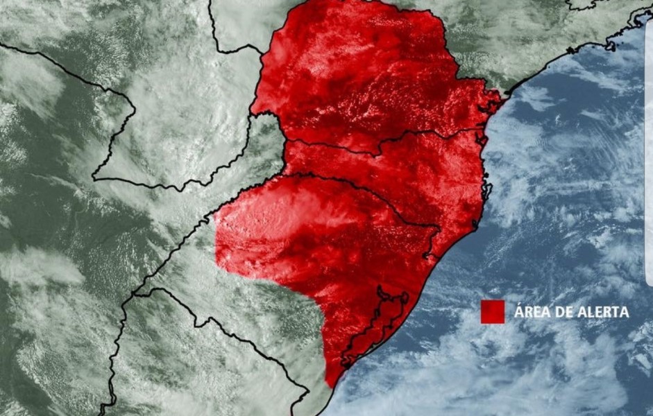 Forte chuva já avança do Rio Grande do Sul a Santa Catarina