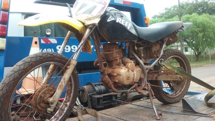 Motocicleta furtada é recuperada em Chapecó