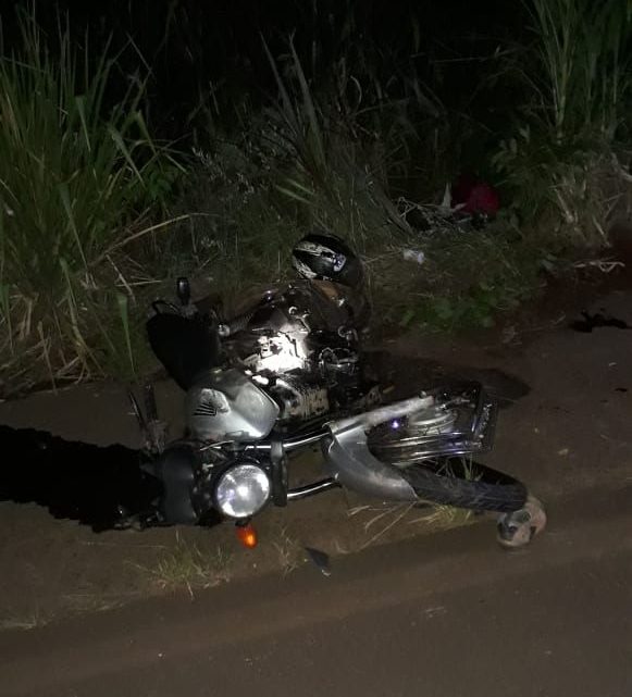 Colisão entre motocicleta e caminhão deixa uma pessoa gravemente ferida na SC-283 em Seara